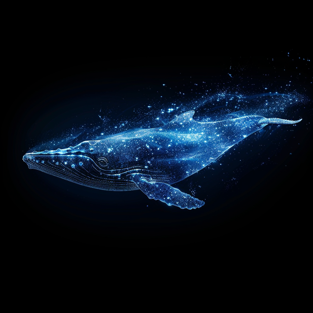 Blue Whale Space Futuristic