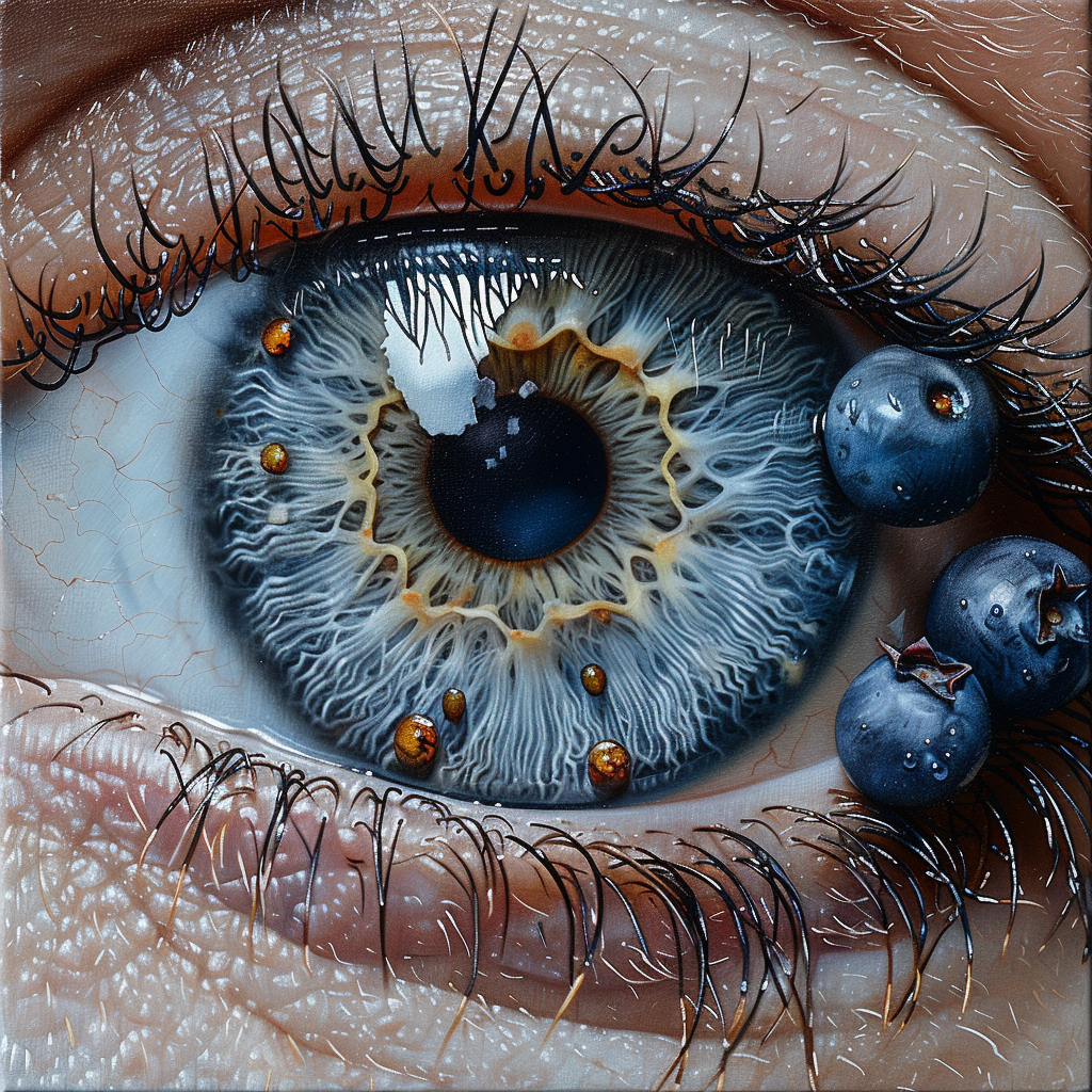 Blueberries for Iris Eye Image