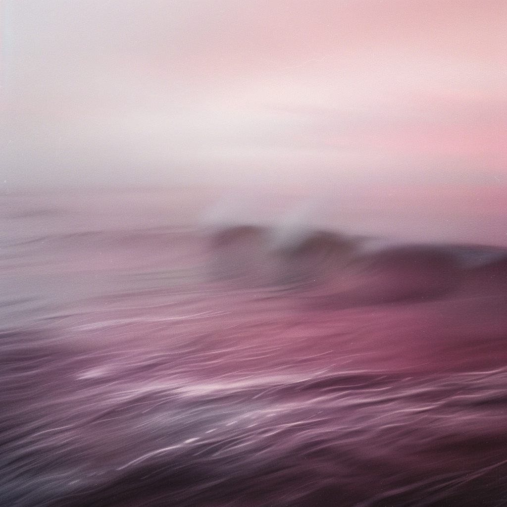 Blurred Motion White Pink Fog