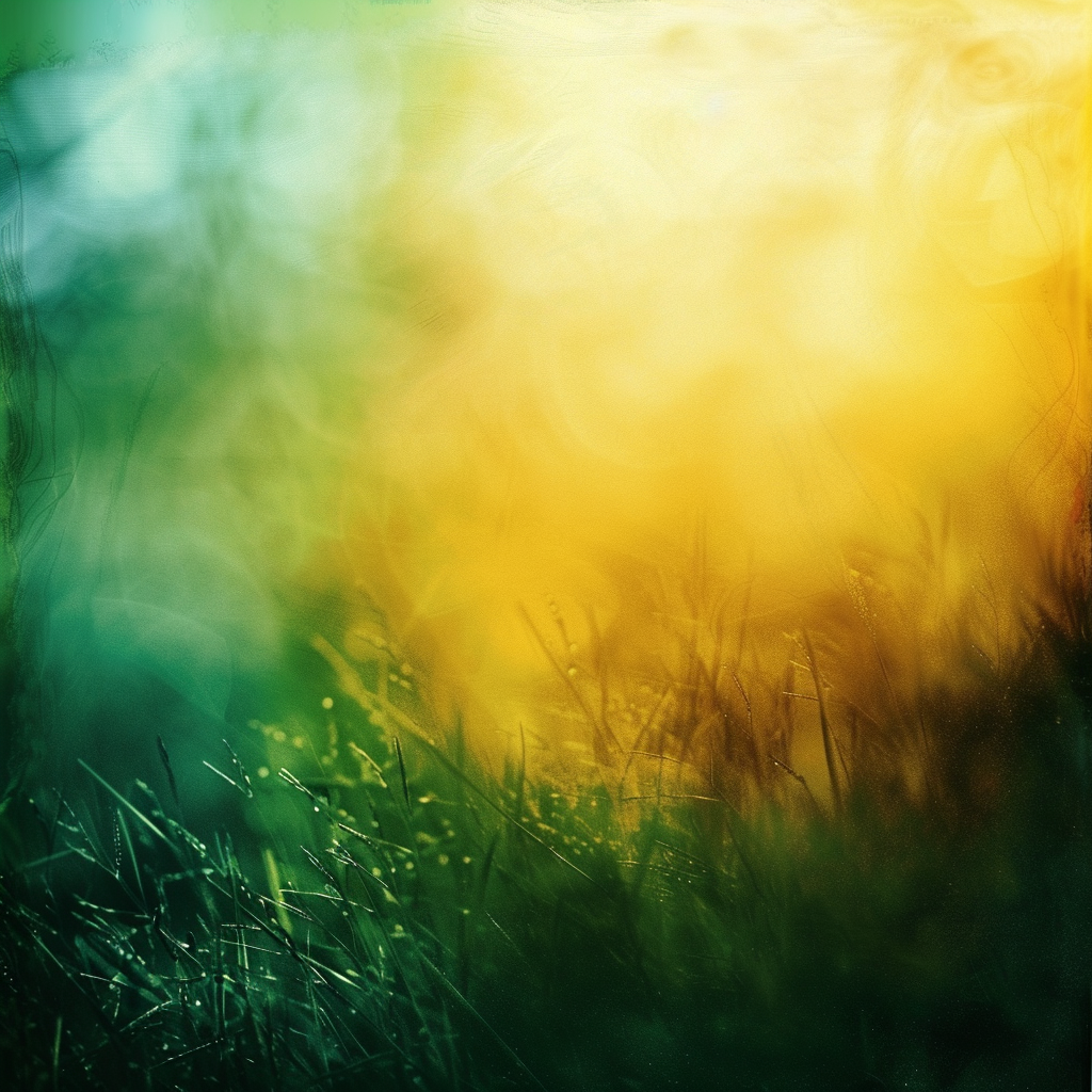 Blurry gradient green yellow background