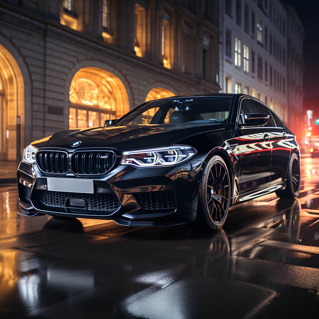 Hyperrealistic BMW M5 F90 Image