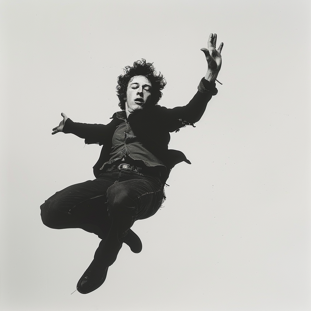 Bob Dylan Floating Pose Image