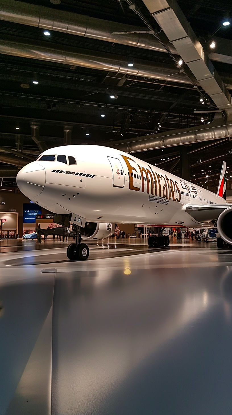 Emirates Royal Paint Job on Boeing 777X