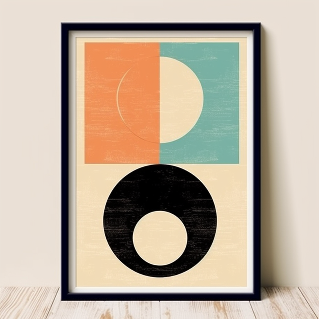 Geometric Mid Century Wall Art