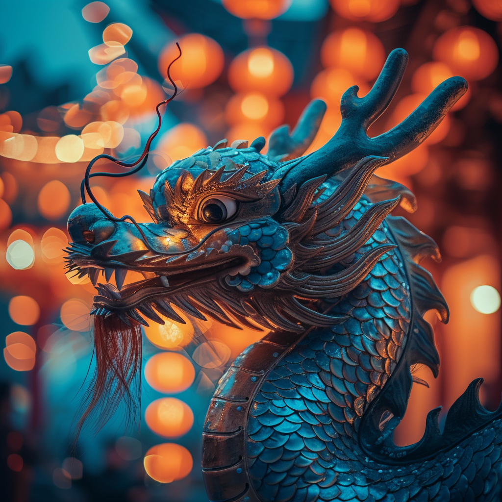 Bokeh Adrian Donoghue Chinese Dragon