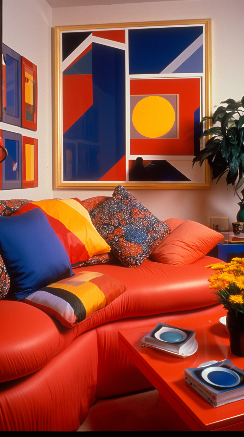 1980s interior design trends apartment