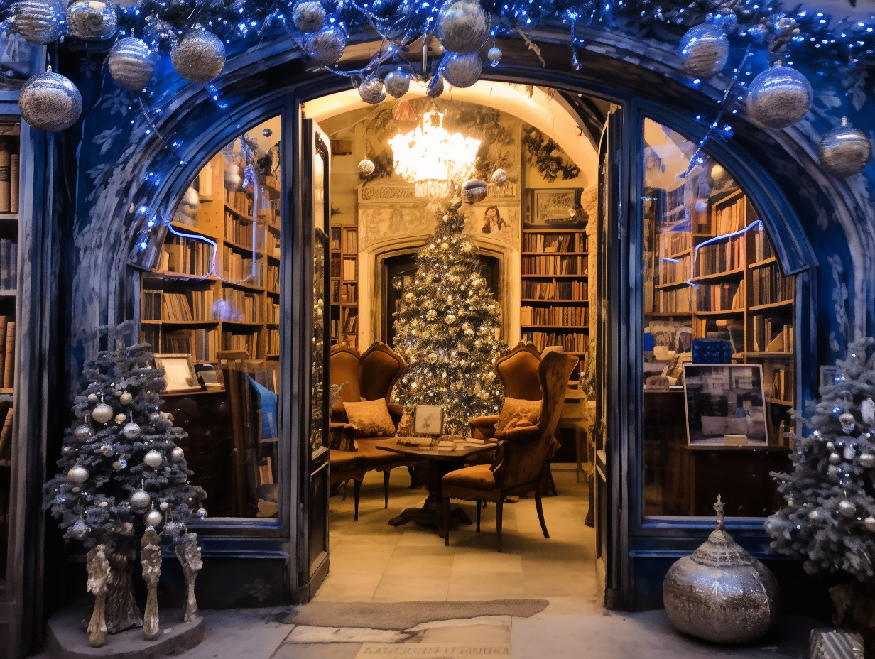 Hannukah Decor in Blue and Silver  ?