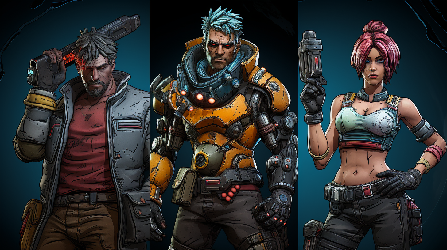 Amazing Borderlands 3 heroes standing together