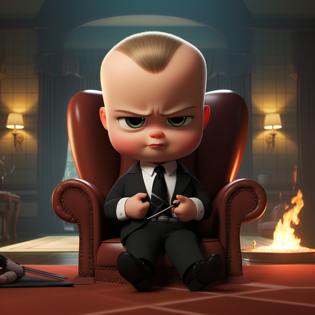 Boss Baby in Stock Photo