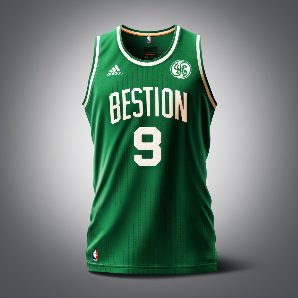 Stylish Boston Celtics jersey design