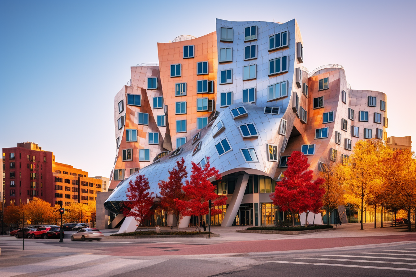 Modern Boston Building on Sunny Day