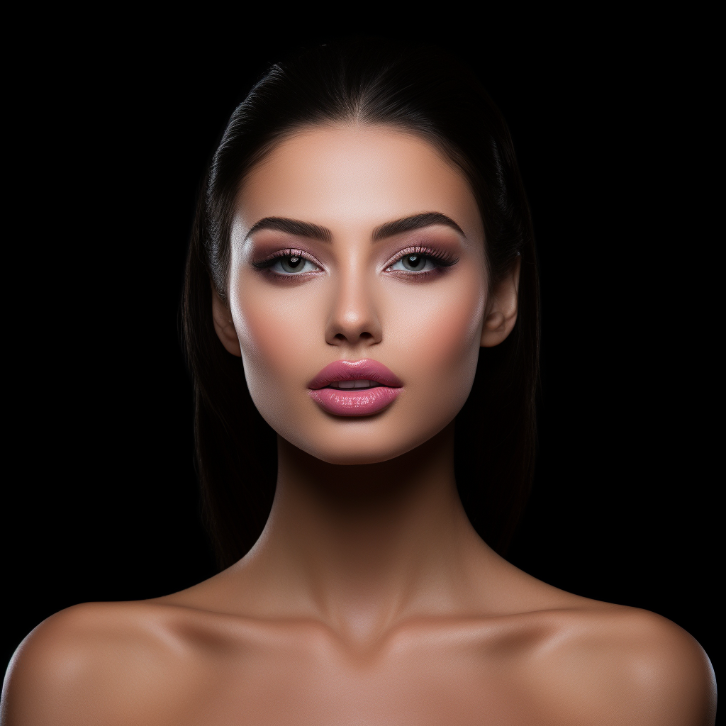 Plastic surgeon's professional photo showcasing lip enhancement