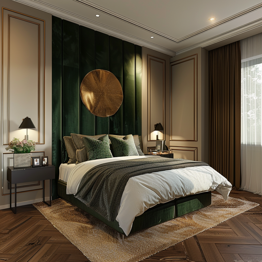 contemporary boutique hotel bedroom design