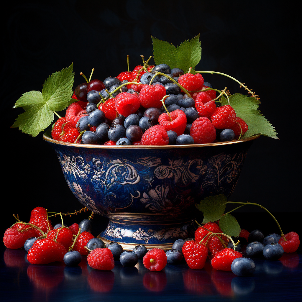 Fresh and Colorful Berry Bowl