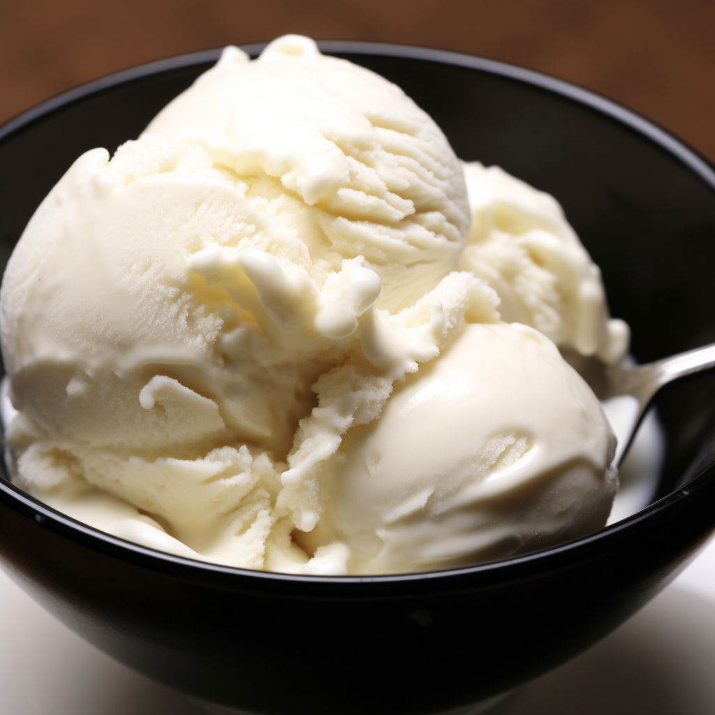 Vanilla Ice Cream Dessert Sweet