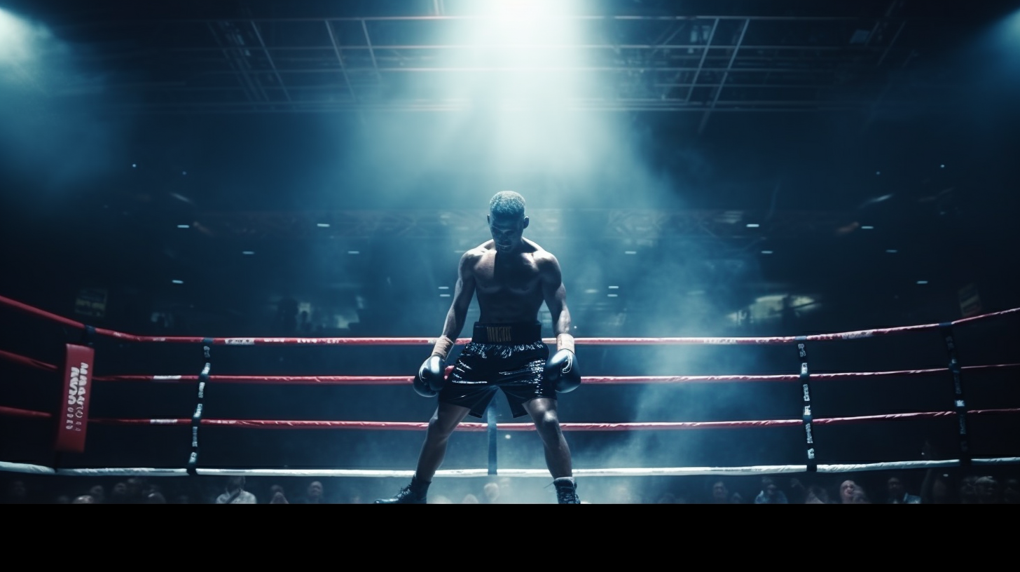 Bell Hitting Referee in Boxing Match