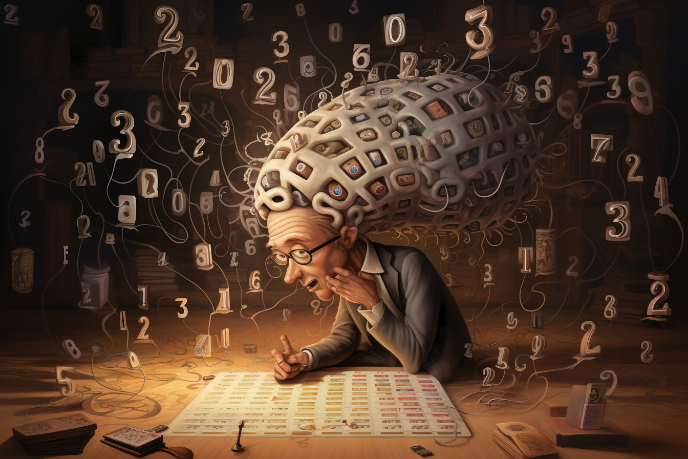 Numerical Brain Illustration