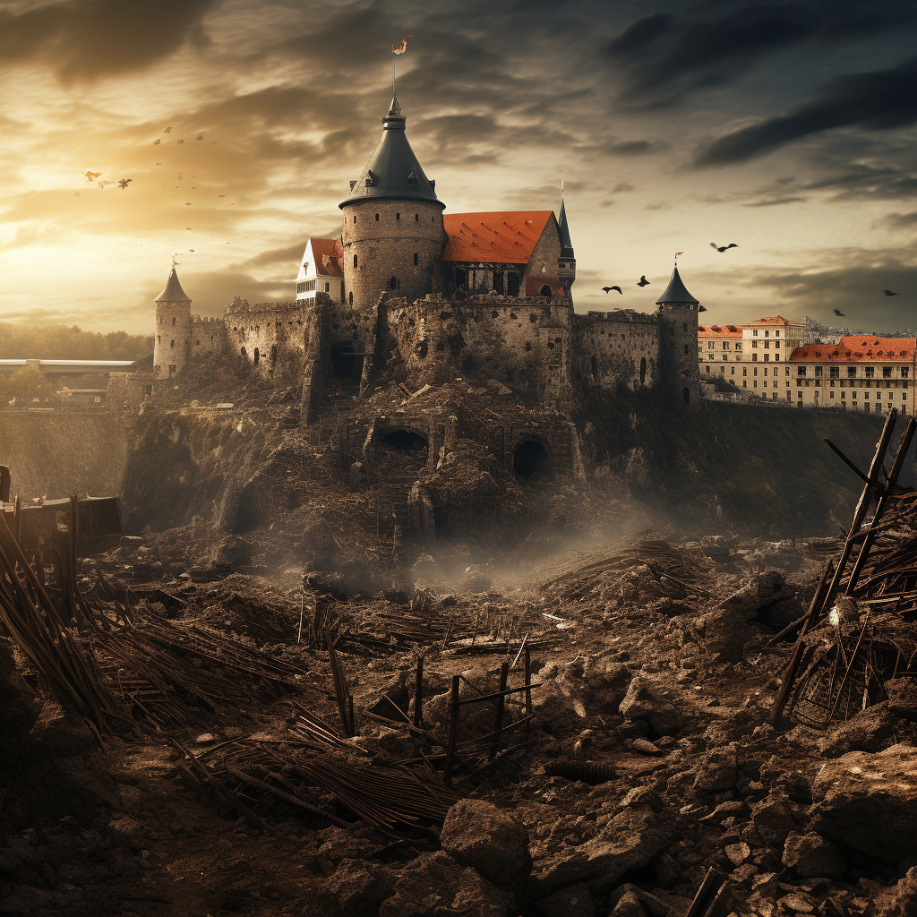 Bratislava Castle in Apocalyptic Age