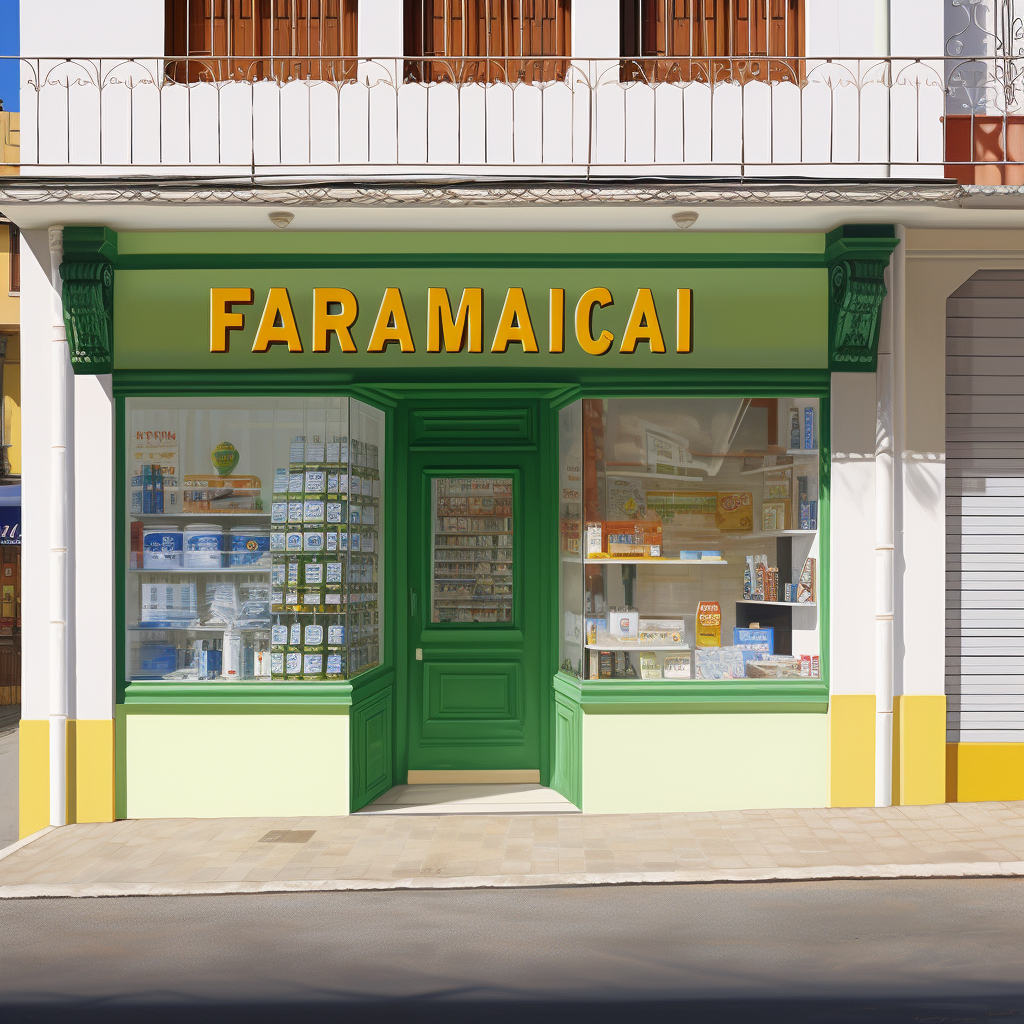 Pharmacy corner in Brazil