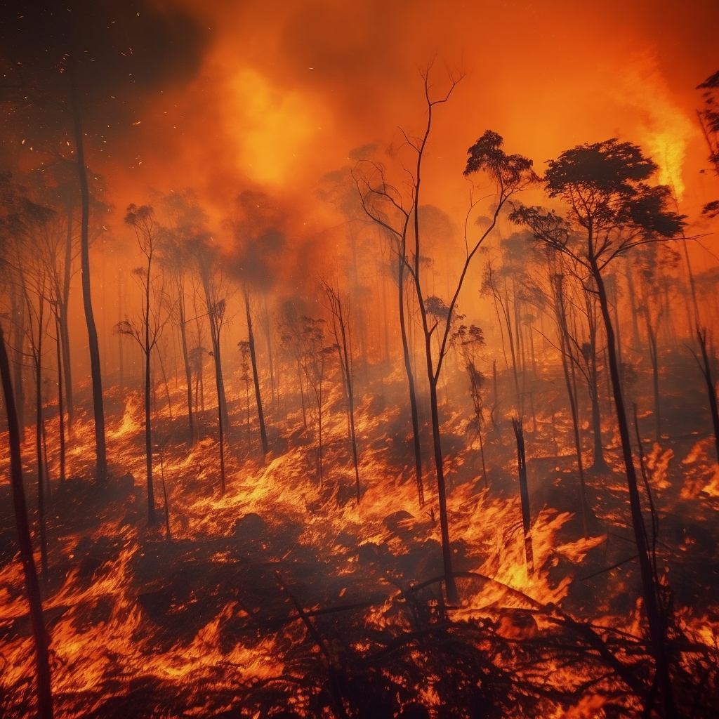 Massive Fire Destroying Brazil's Rainforest