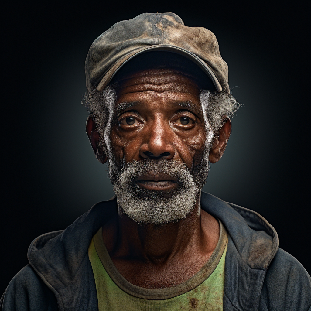 Photorealistic Brazilian Black Man