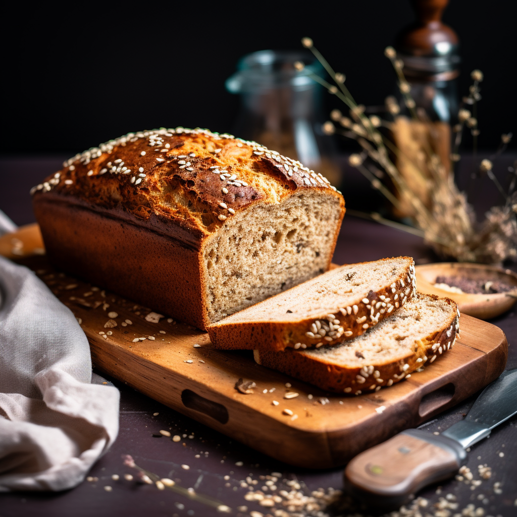 A mouthwatering keto bread loaf recipe