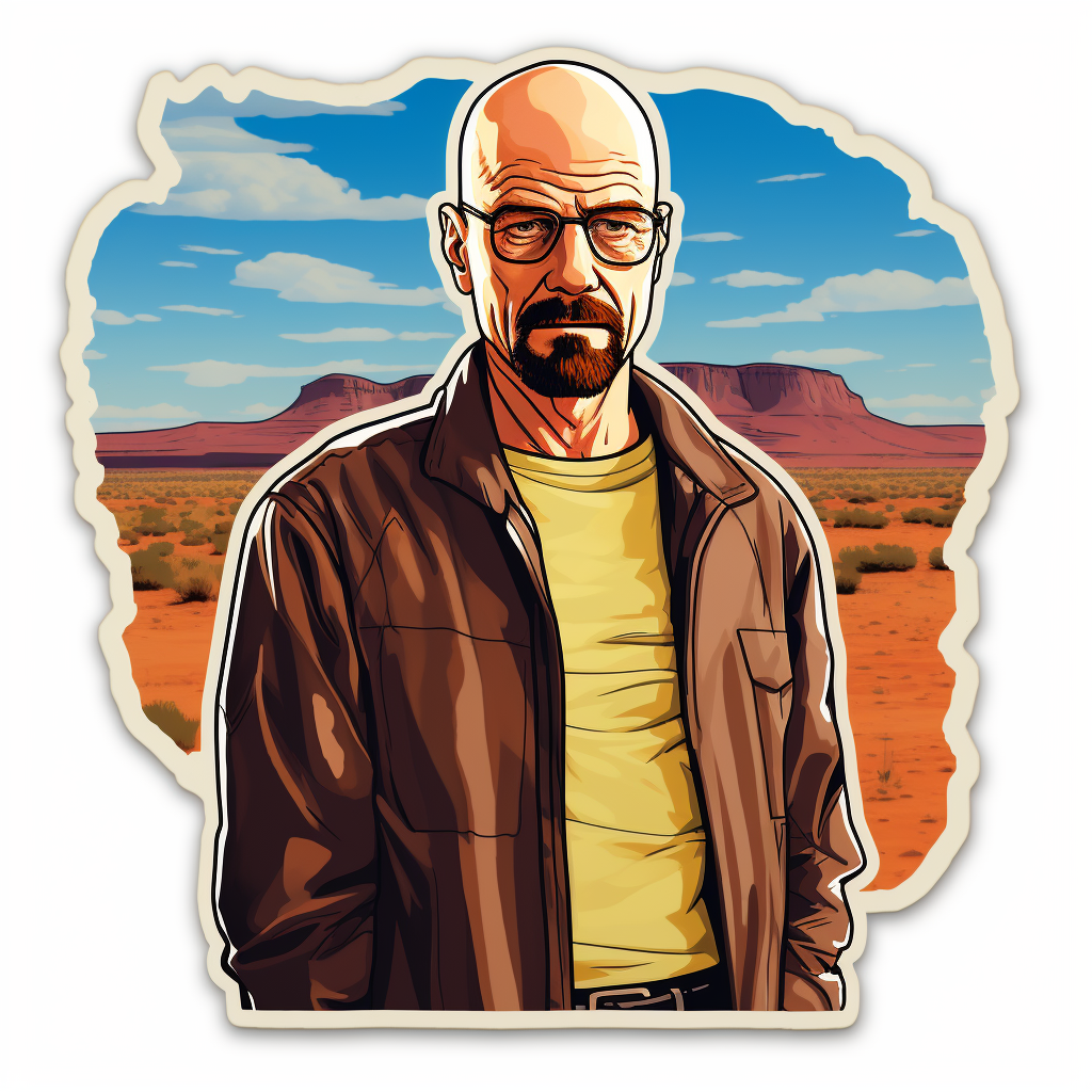 Cool Breaking Bad stickers for fans