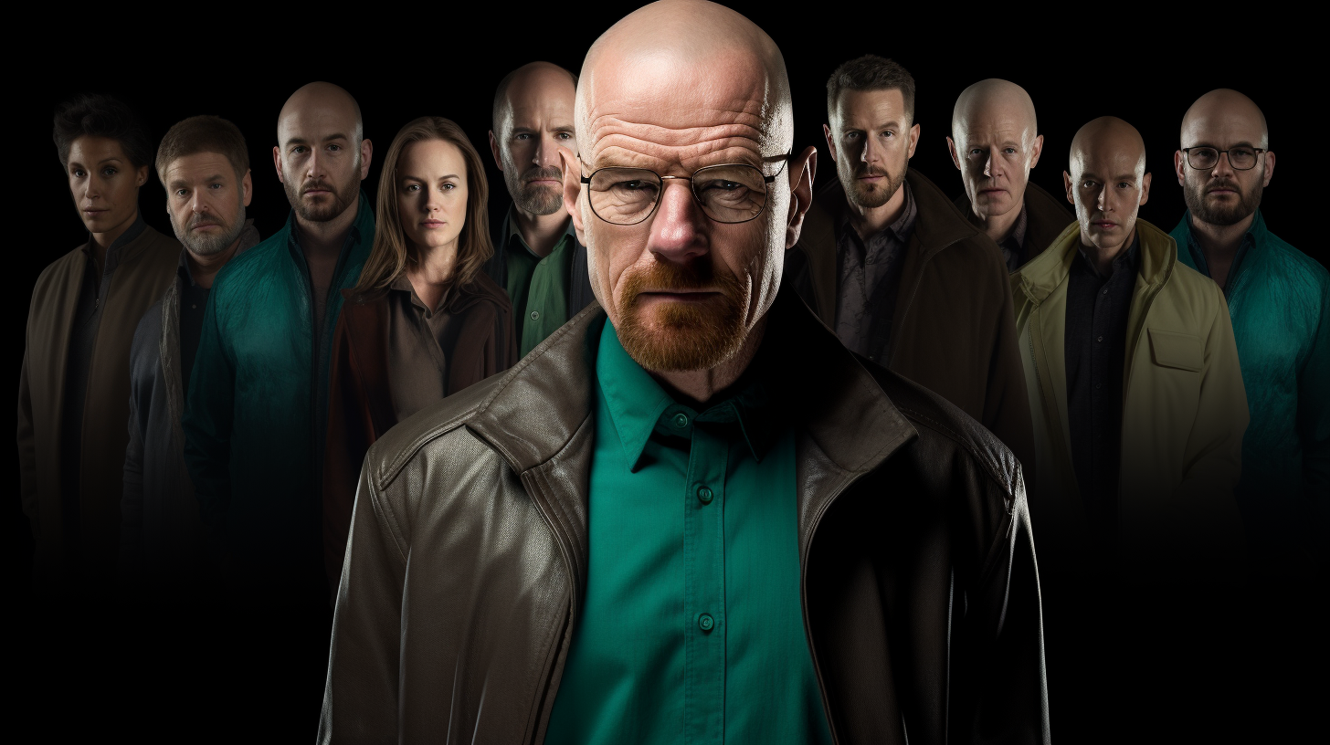 Breaking Bad Cast in Award-Winning Photo