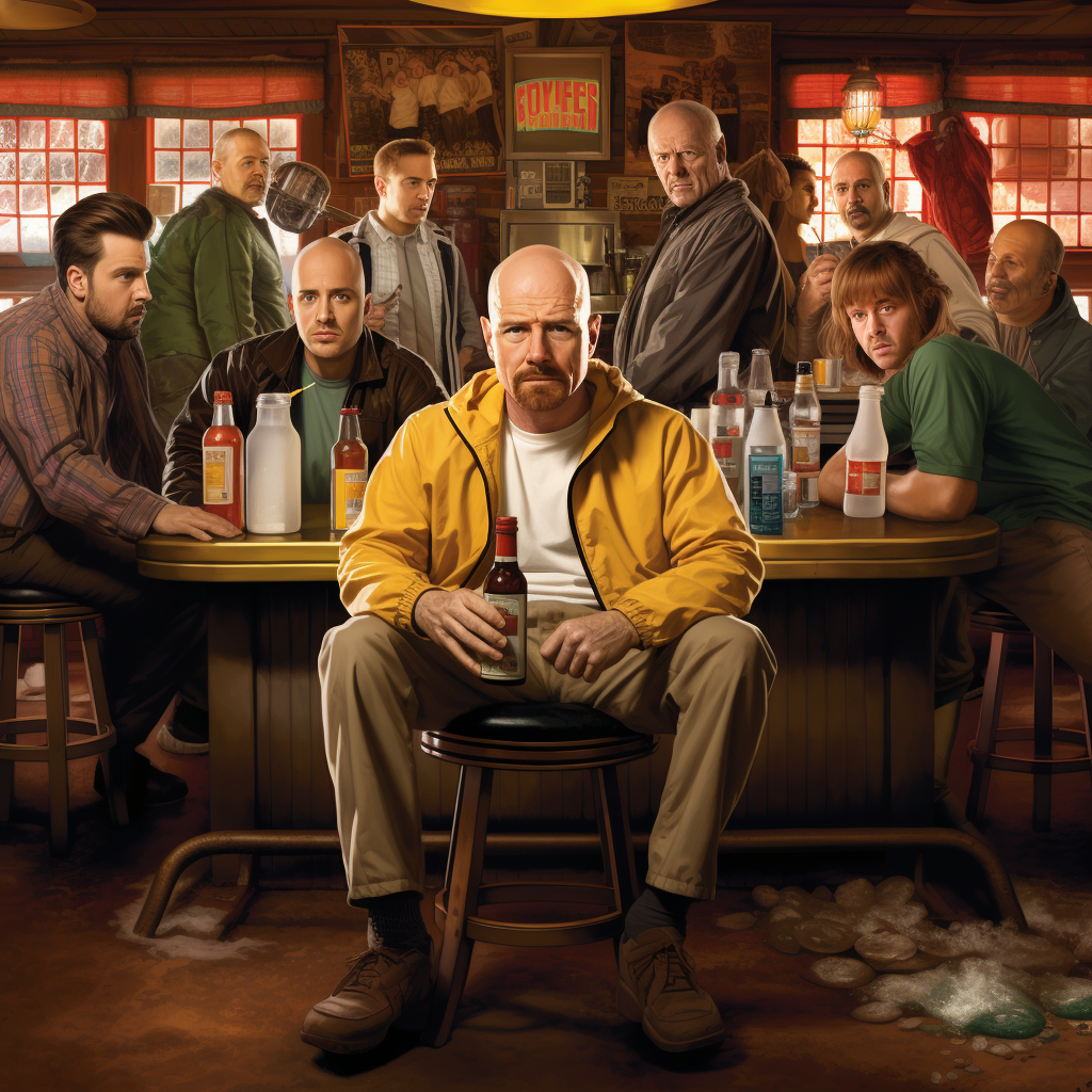 Walter White and HIMYM main characters