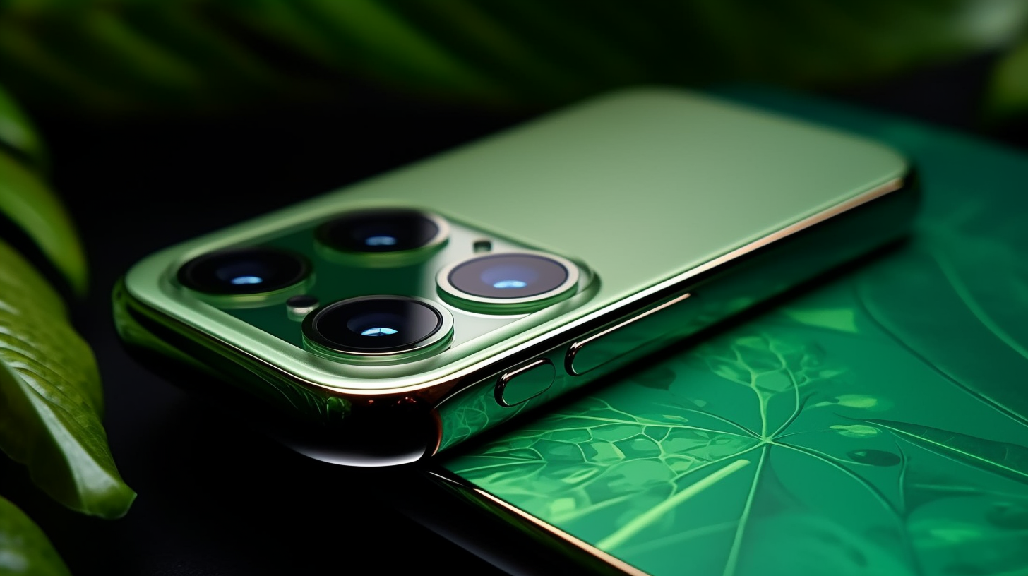 Breathtaking iPhone with Green Screen