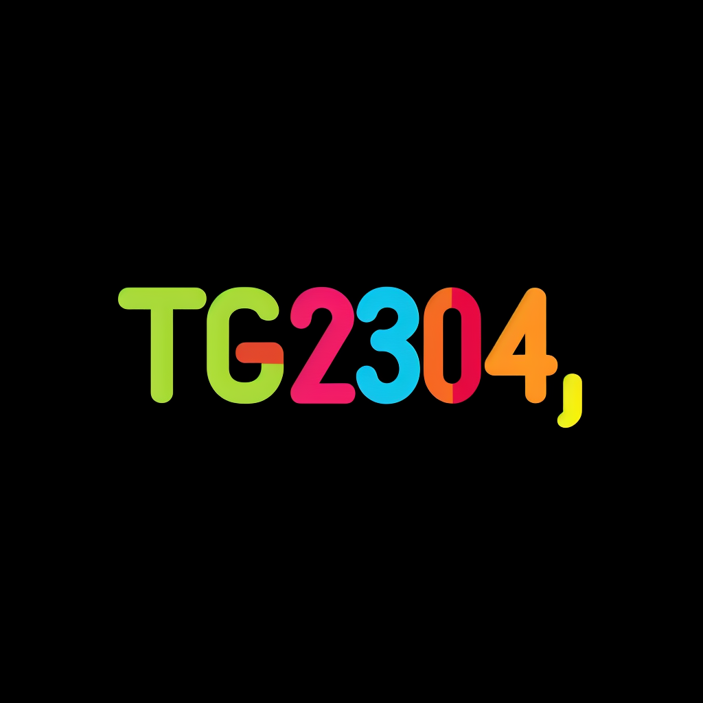 Colorful text logo TG2304