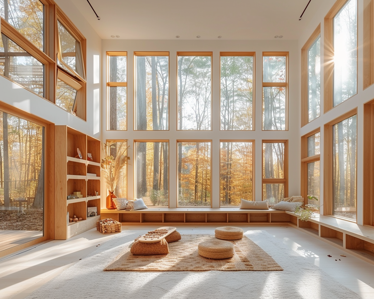 Preschool Playroom with Natural Light