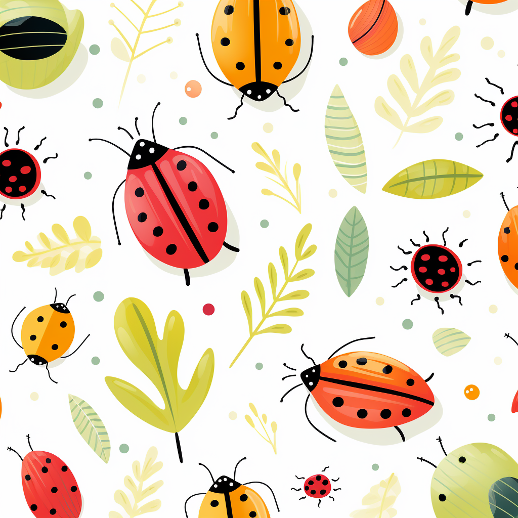 Nature-themed cartoon print for kids' clothing line