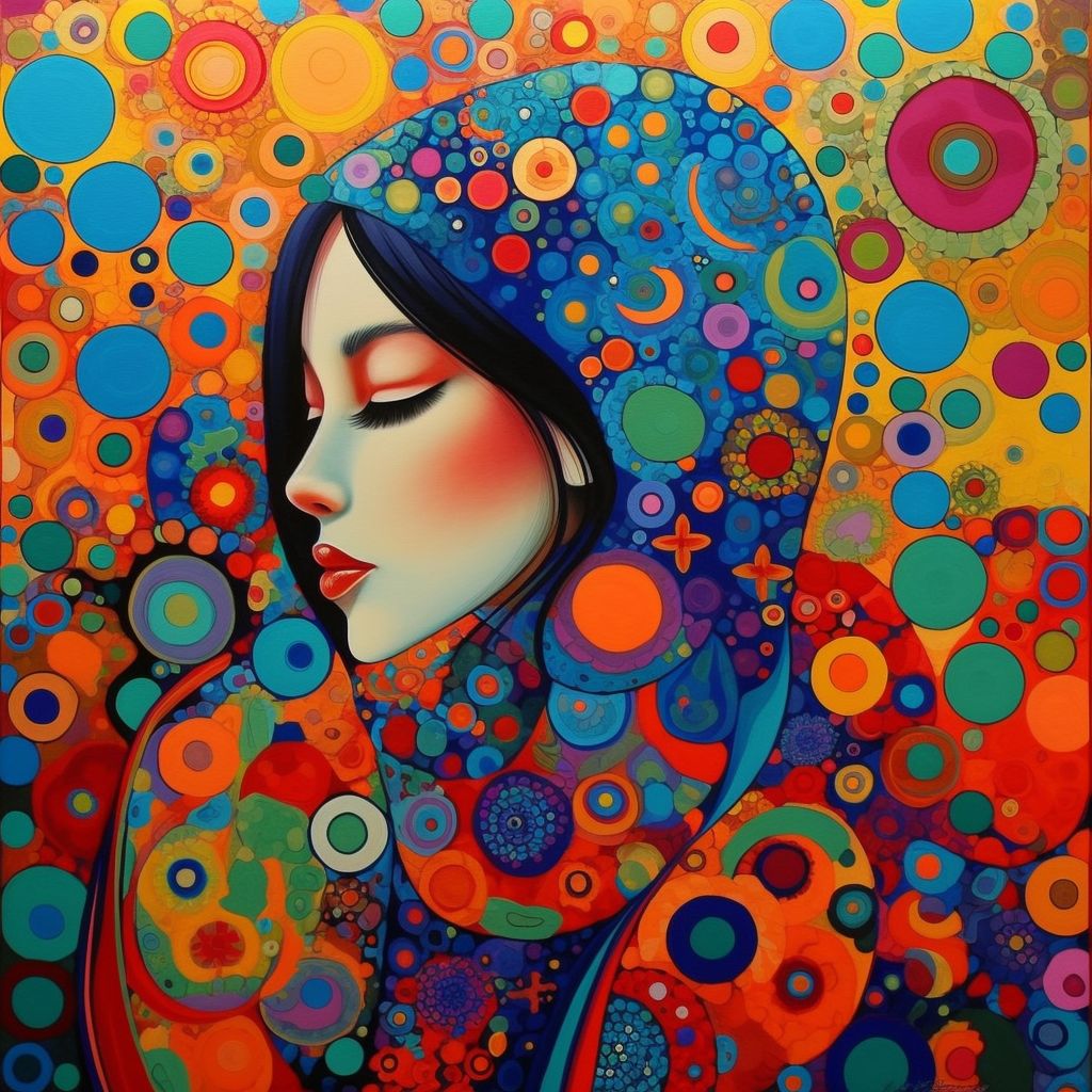 Colorful Canvas Art by Faiza Maghni