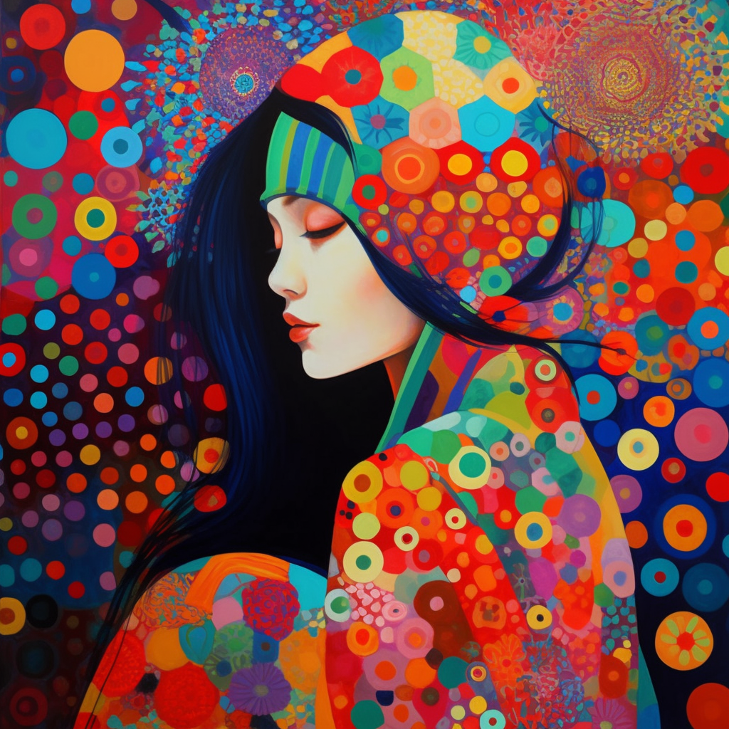 Bright Pretty Colors Artwork Yayoi Kusama Faiza Maghni