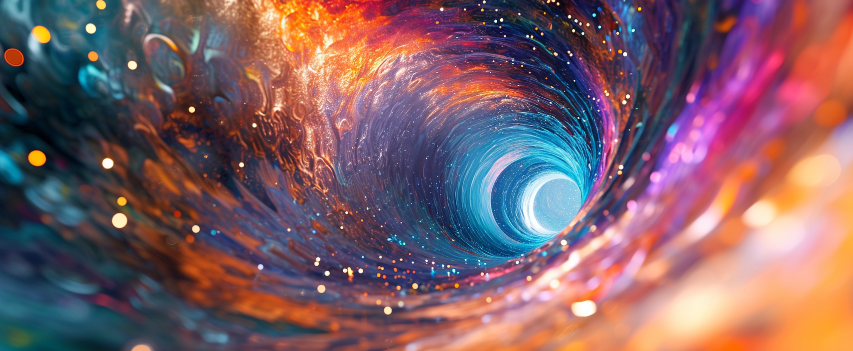 Vibrant data stream vortex