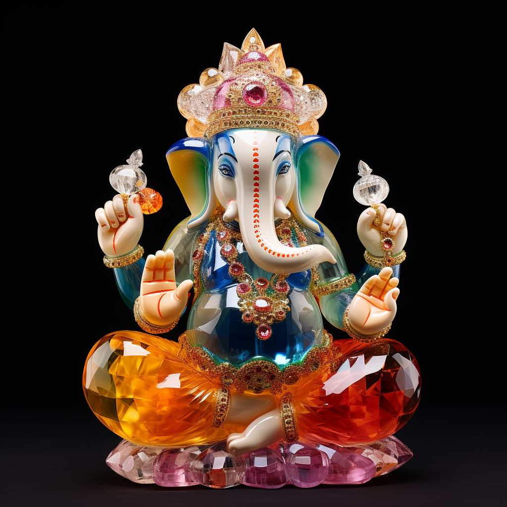 Stunning Ganesh Statue in Crystal