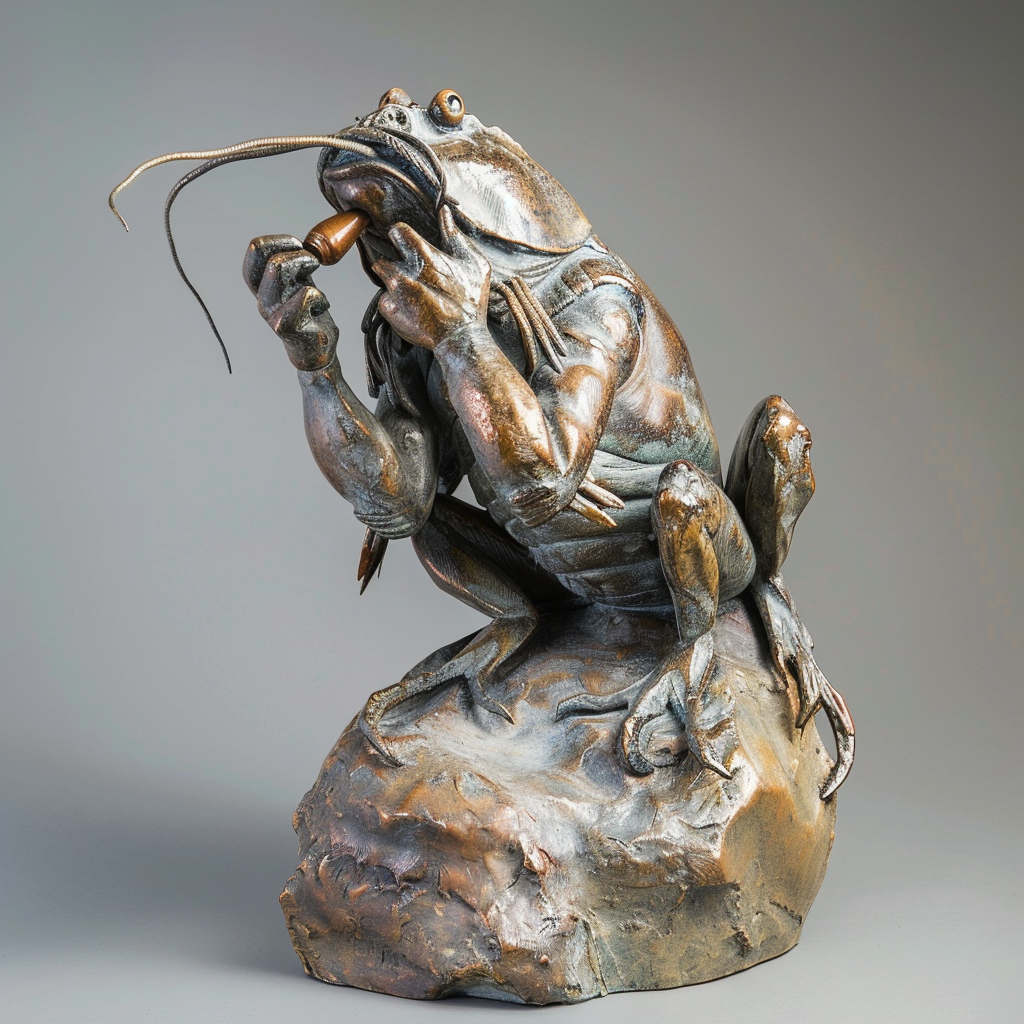 Whistling River Crayfish Sculpture