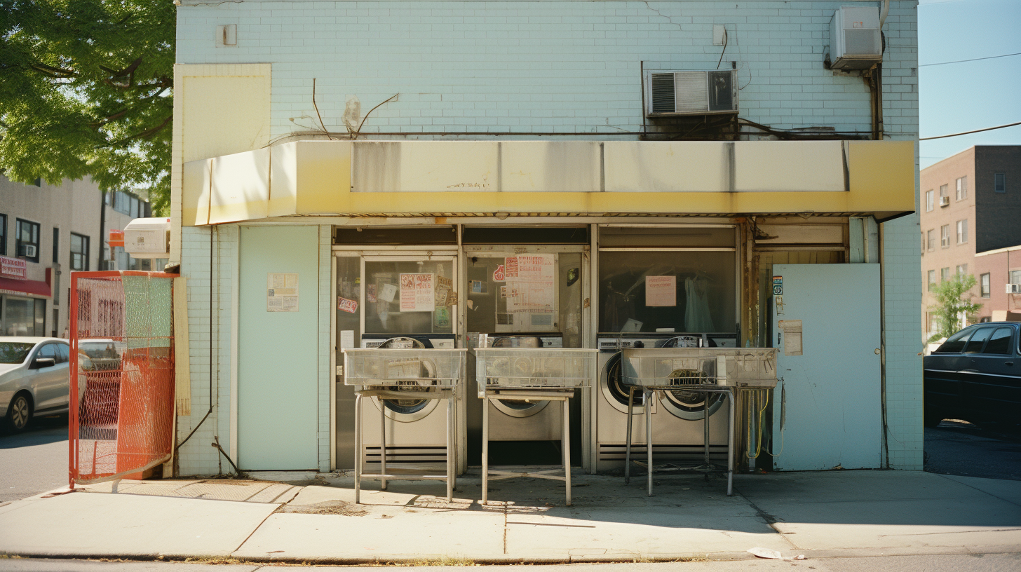 Laundromat in Brooklyn New York