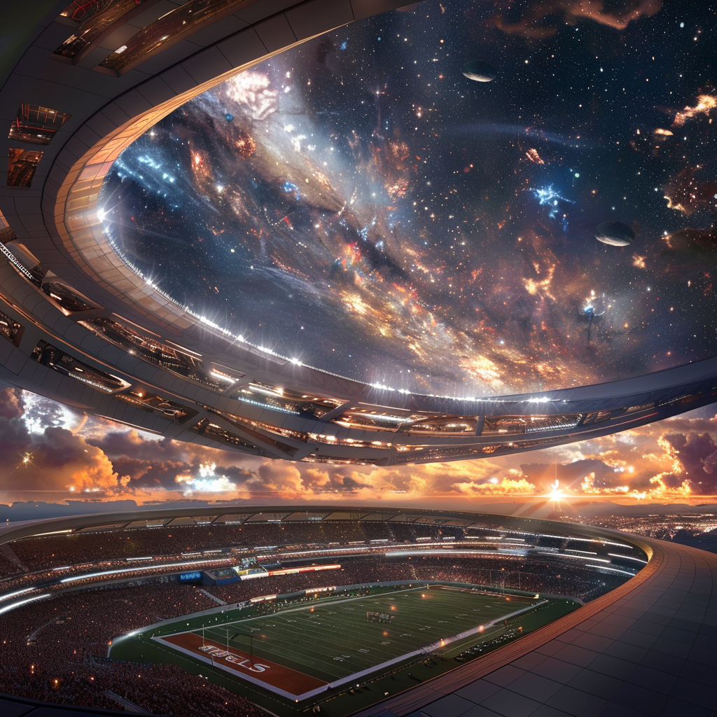 Browns Stadium in Space