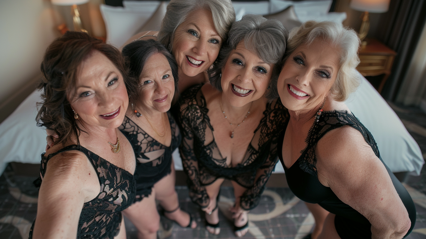 middle age women chorus line