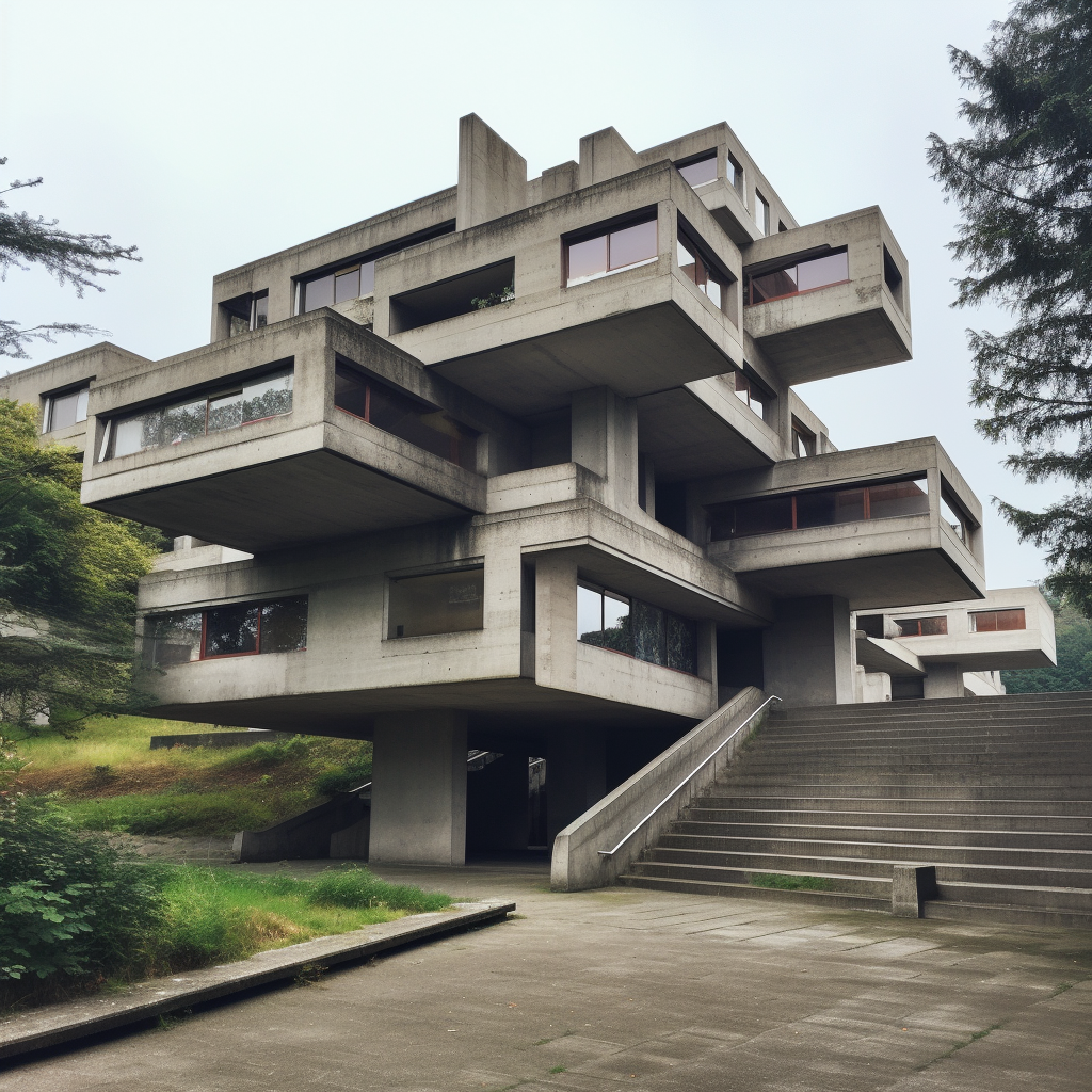 Captivating Brutalism-Swiss Architecture Photo