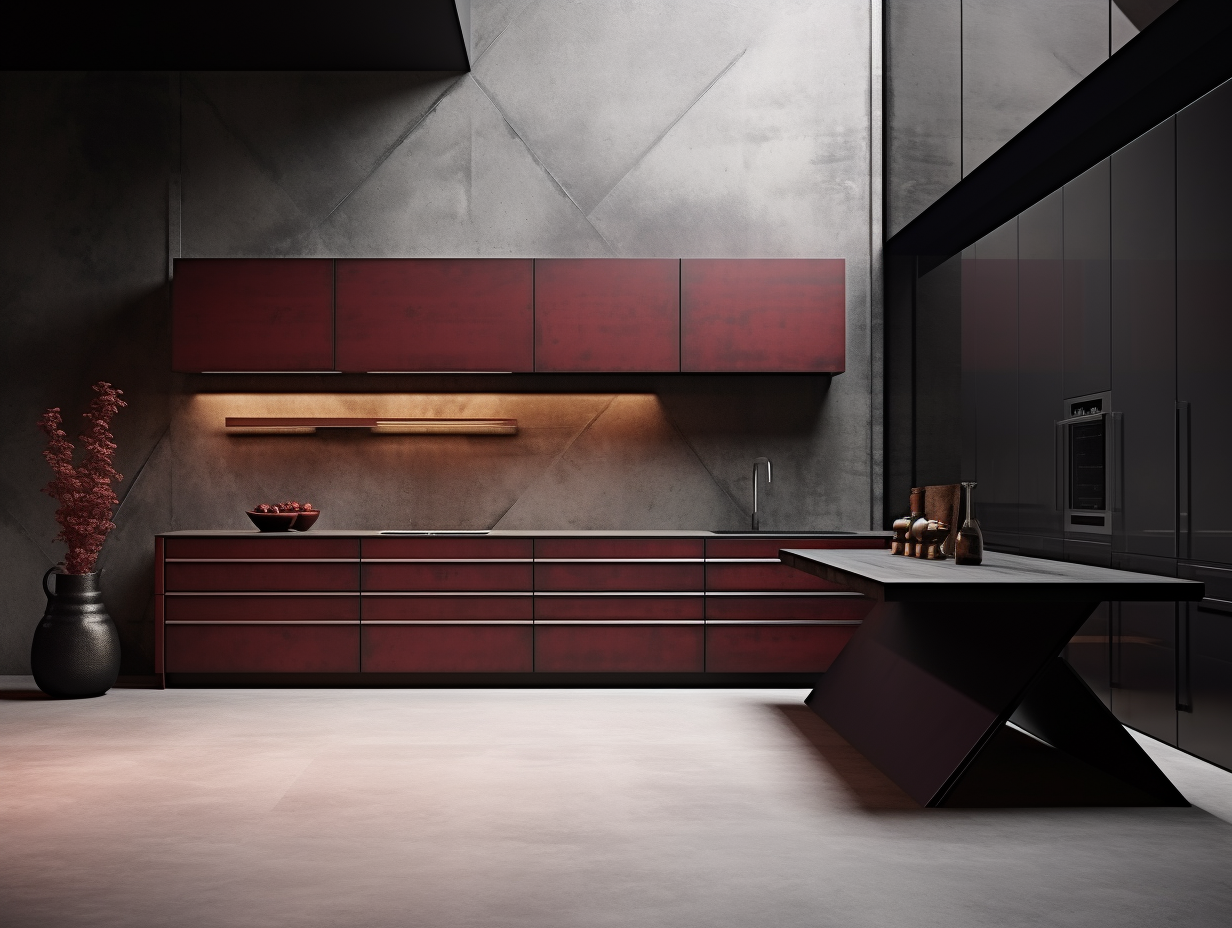 Stylish dark kitchen design inspiration