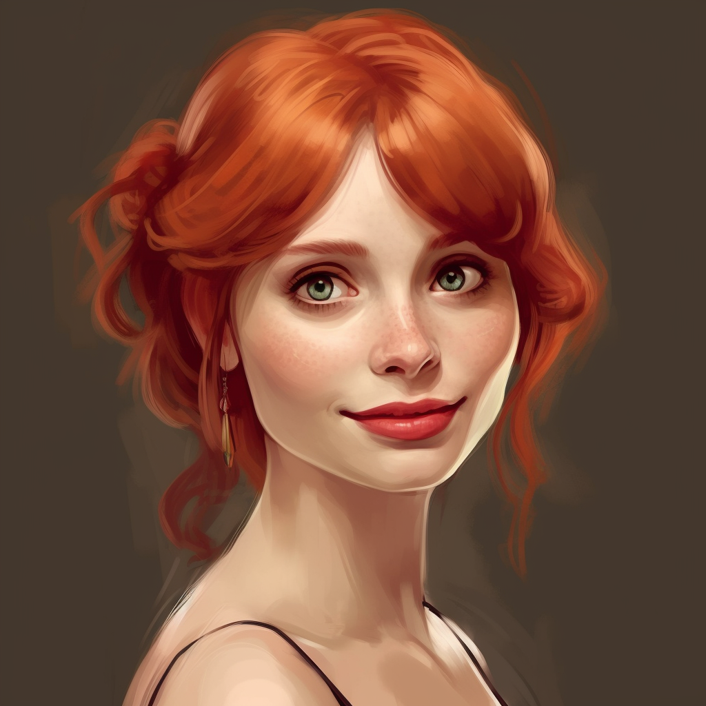 Bryce Dallas Howard Caricature Portrait