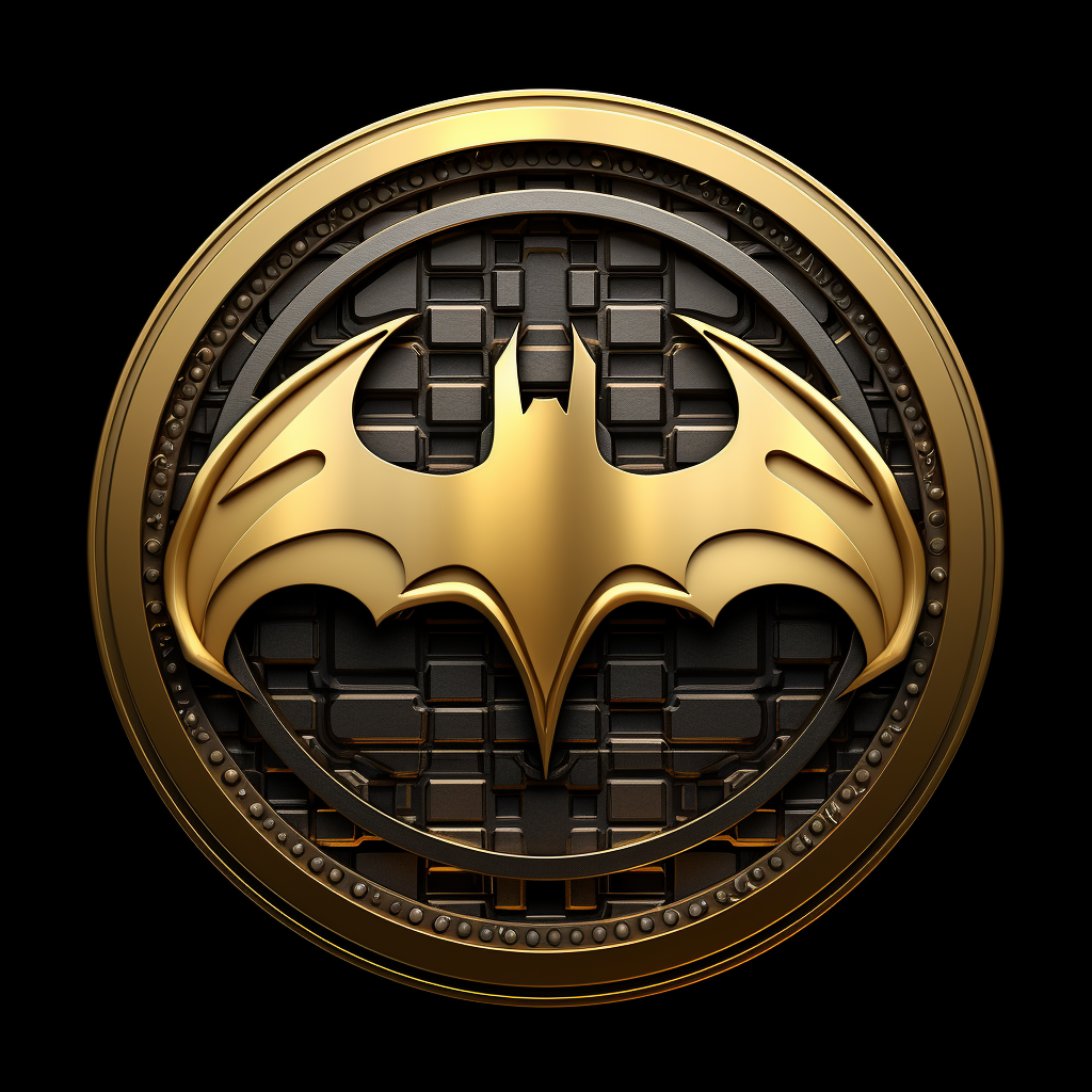 BT Round Logo in Batman Style