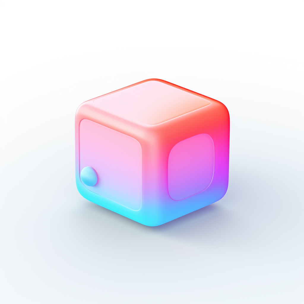 Colorful bubble chat icon