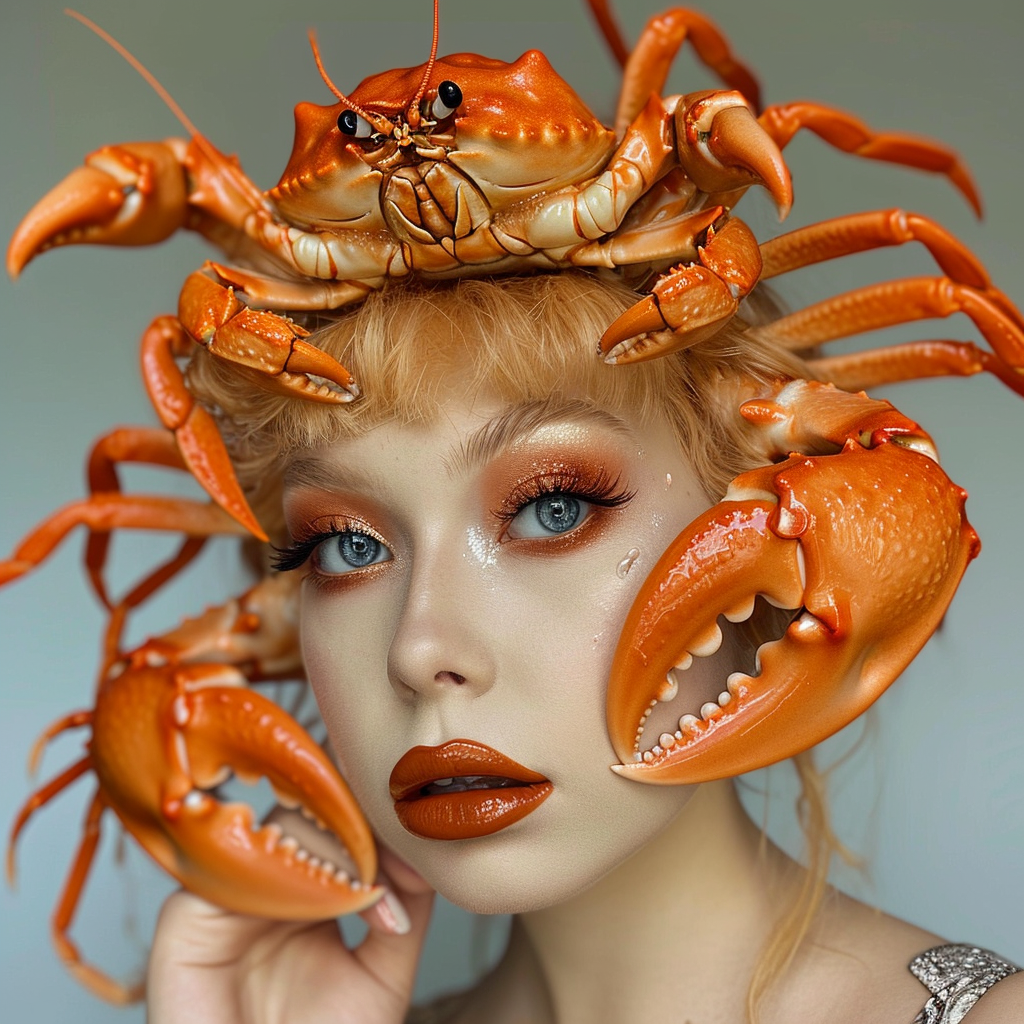 Bucket of Smashed Crabs Makeup Tutorial