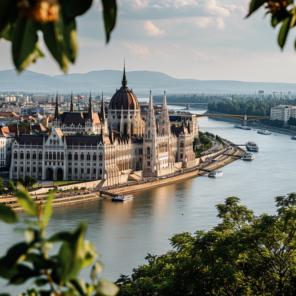 Awe-inspiring Budapest Parliament and Danube view