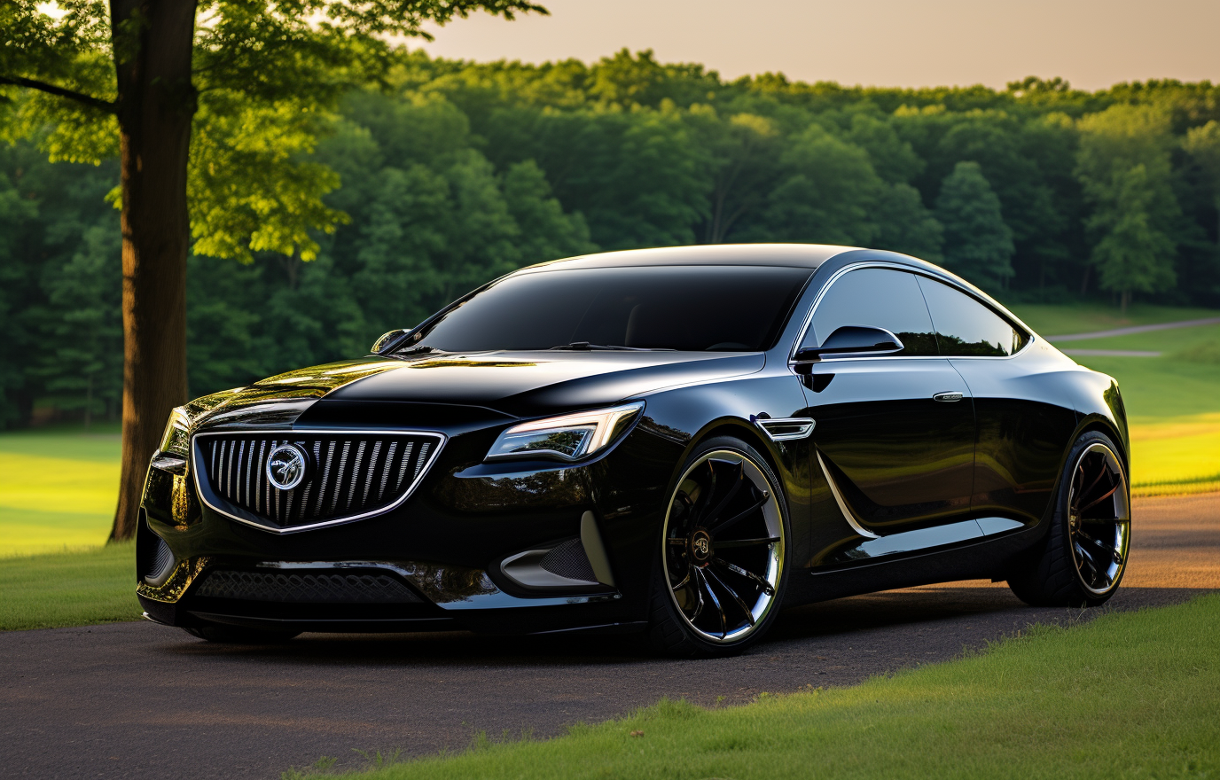 Black Buick Grand National Concept Car