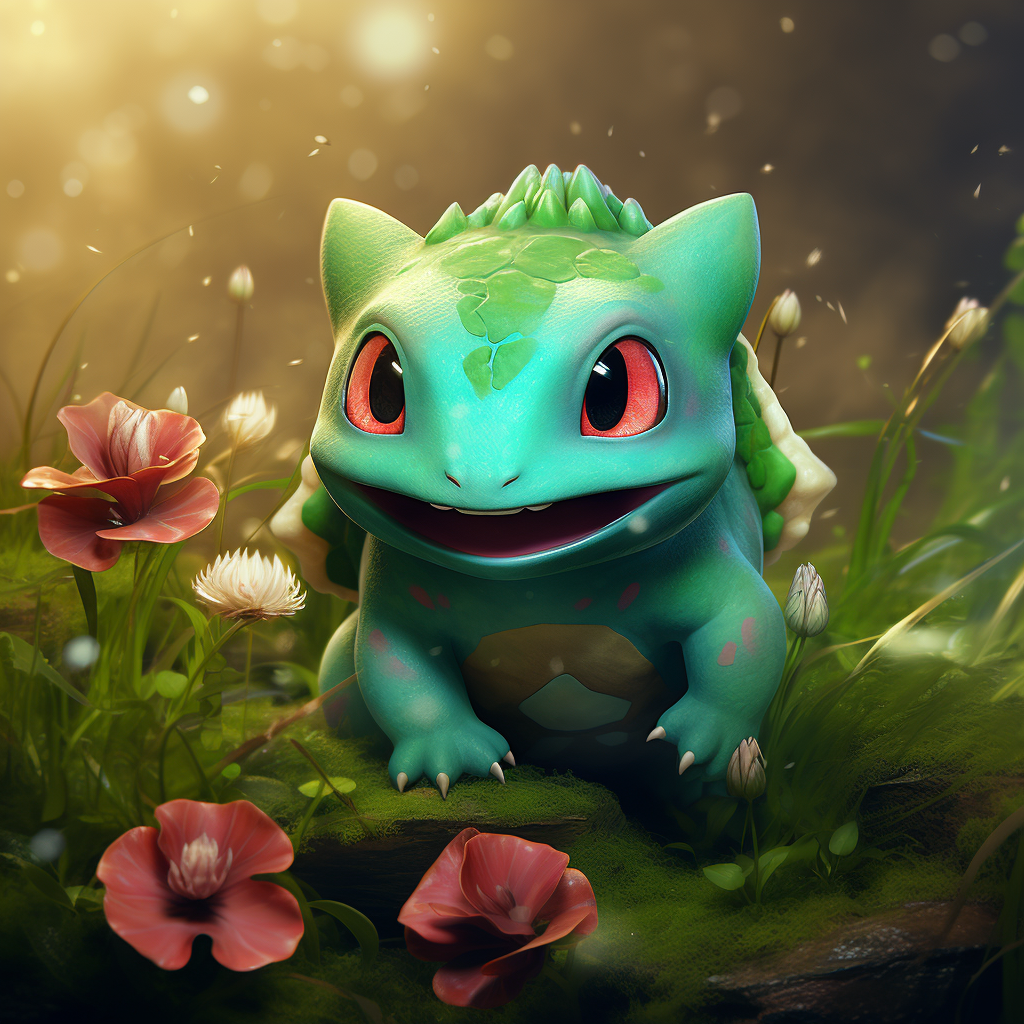 Bulbasaur: Grass-Poison Pokémon illustration